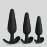 Kit 3 Plugs Anales Silicona Tic Tac Toe