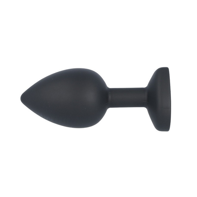 Kit 3 Plugs Anales Silicona Virgite Corazón Strass Rojo