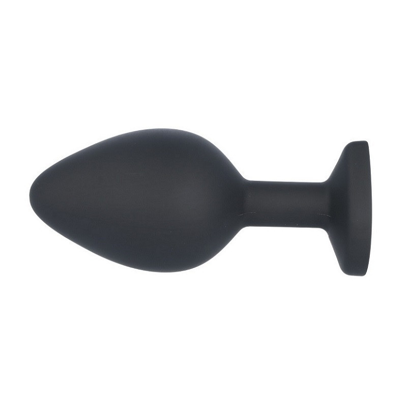 Kit 3 Plugs Anales Silicona Virgite Corazón Strass Rojo