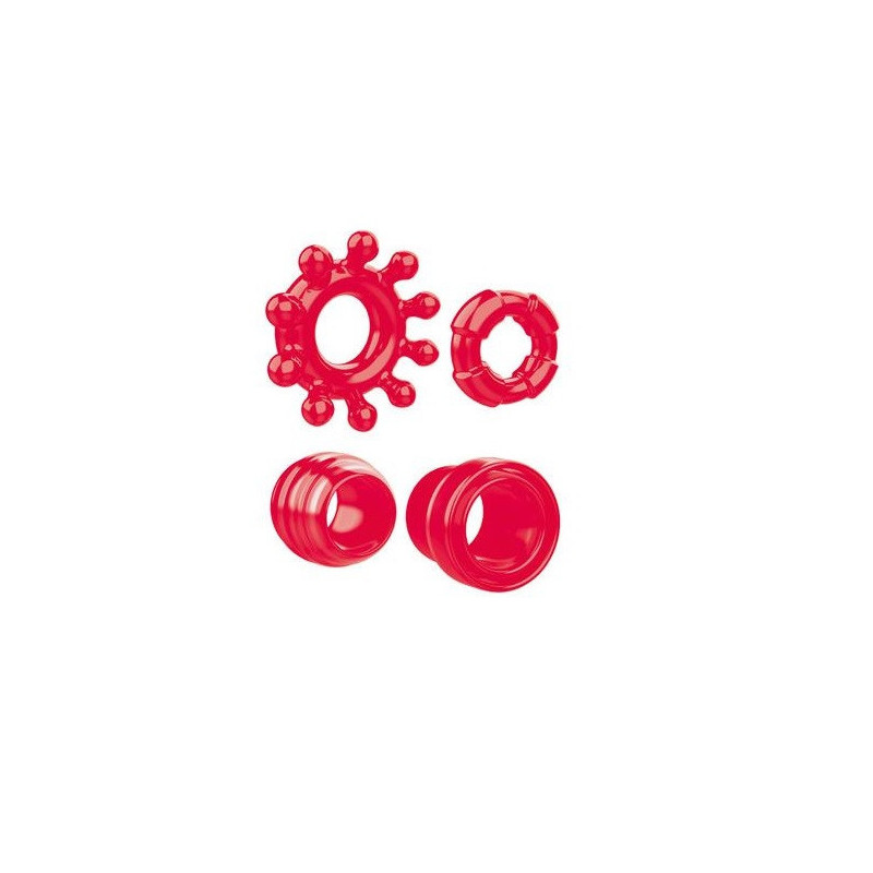 Kit 4 Anillos Ring The Alarm Zero Tolerance