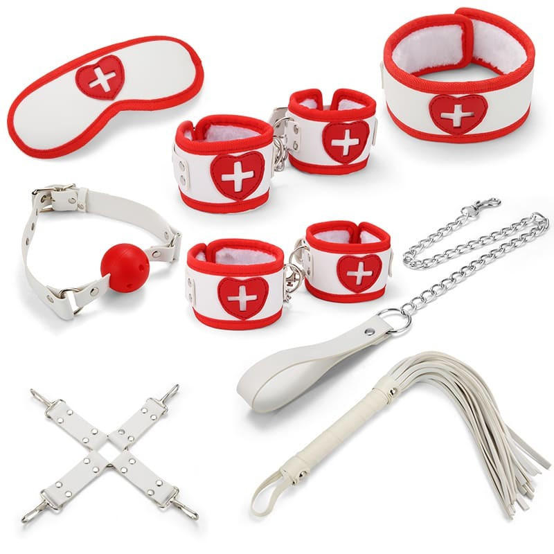 Kit BDSM Mai Attraction 8 Piezas Enfermera