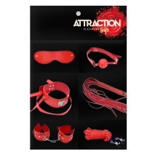 Kit BDSM Mai Nº75 7 Piezas Rojo