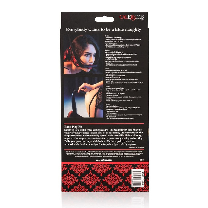 Kit BDSM Scandal 2 Piezas  Pony Play