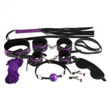Kit BDSM Secret Play 8 Piezas Love Play & Enjoy Negro/Morado