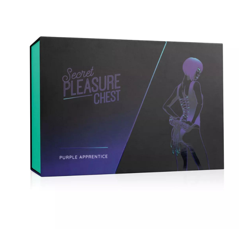 Kit BDSM Secret Pleasure Chest 10 Piezas Morado