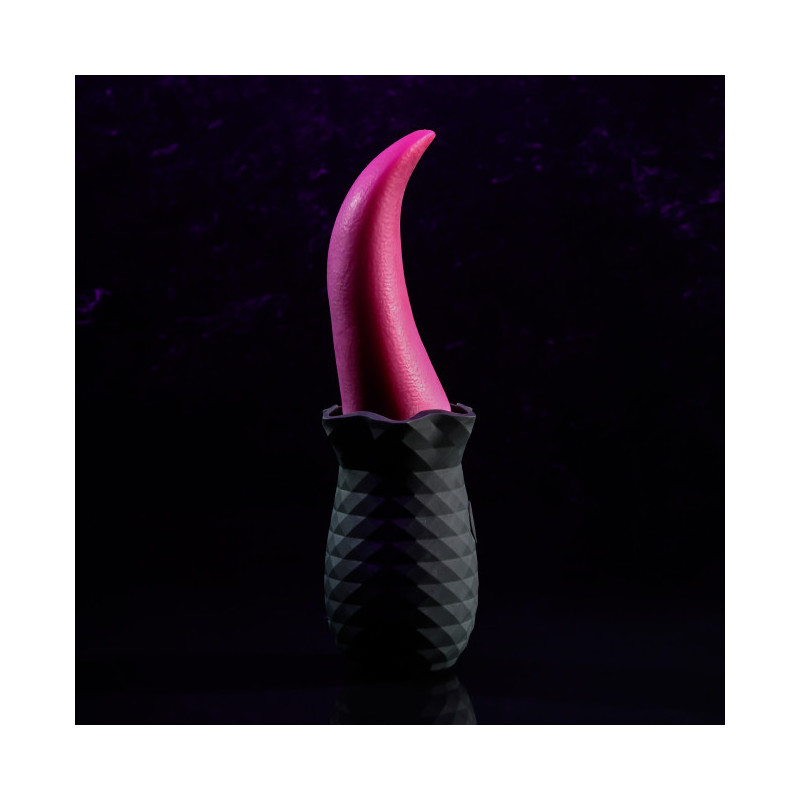 Estimulador Recargable Tongue Teaser Lengua Vibradora con Movimiento