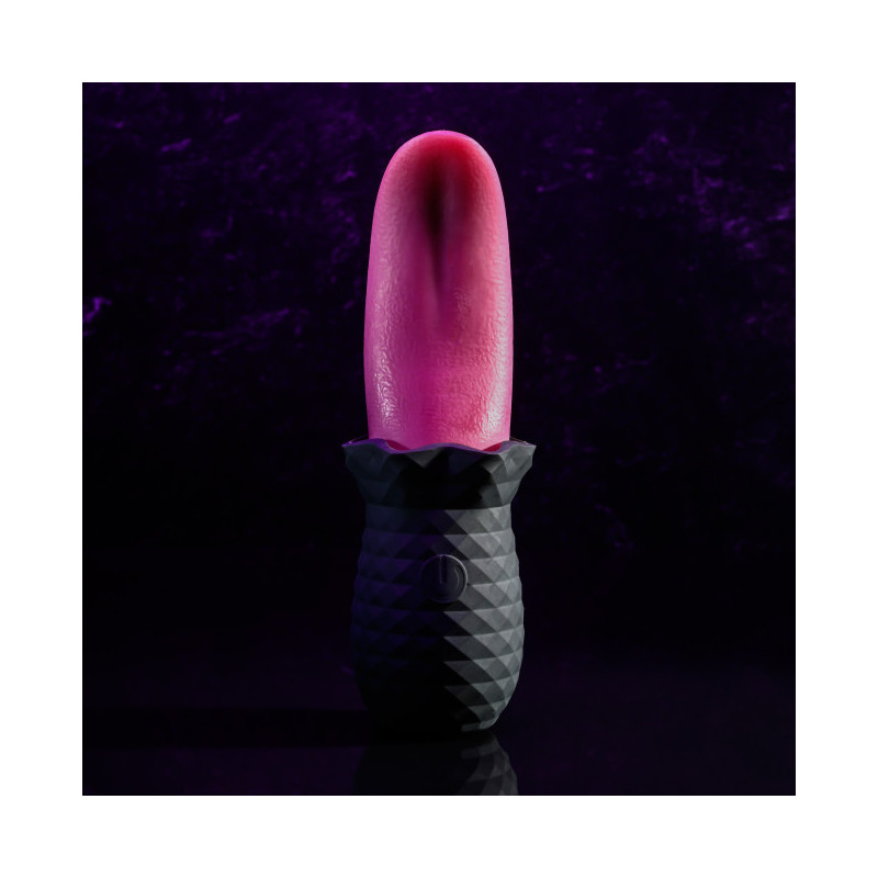 Estimulador Recargable Tongue Teaser Lengua Vibradora con Movimiento