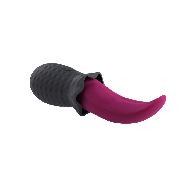 Estimulador Recargable Tongue Teaser Lengua Vibradora con Movimiento