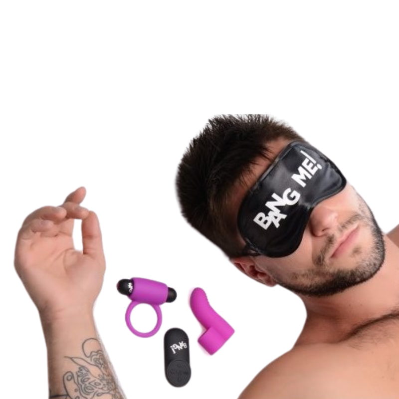 Kit Couples Morado Control Remoto Bang