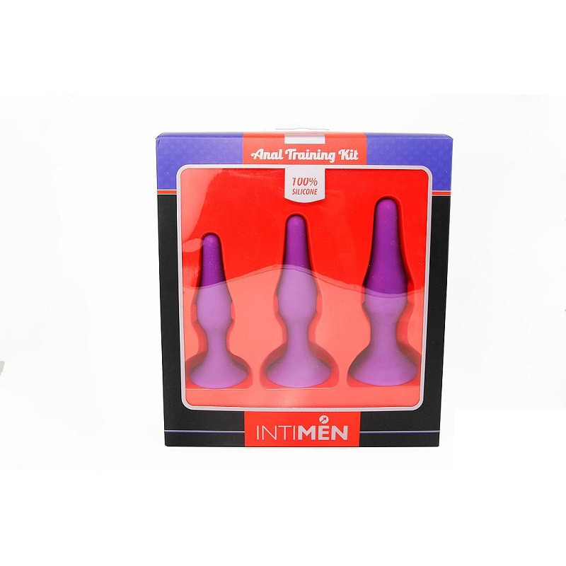 Kit Plug Anal Training Intimen Morado