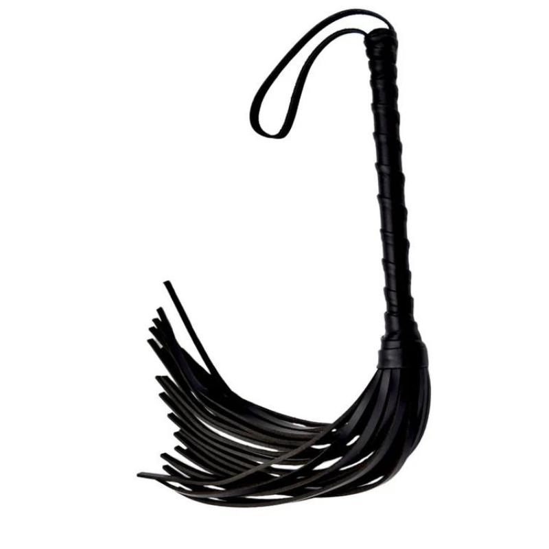Látigo De Cuero Negro Bound
