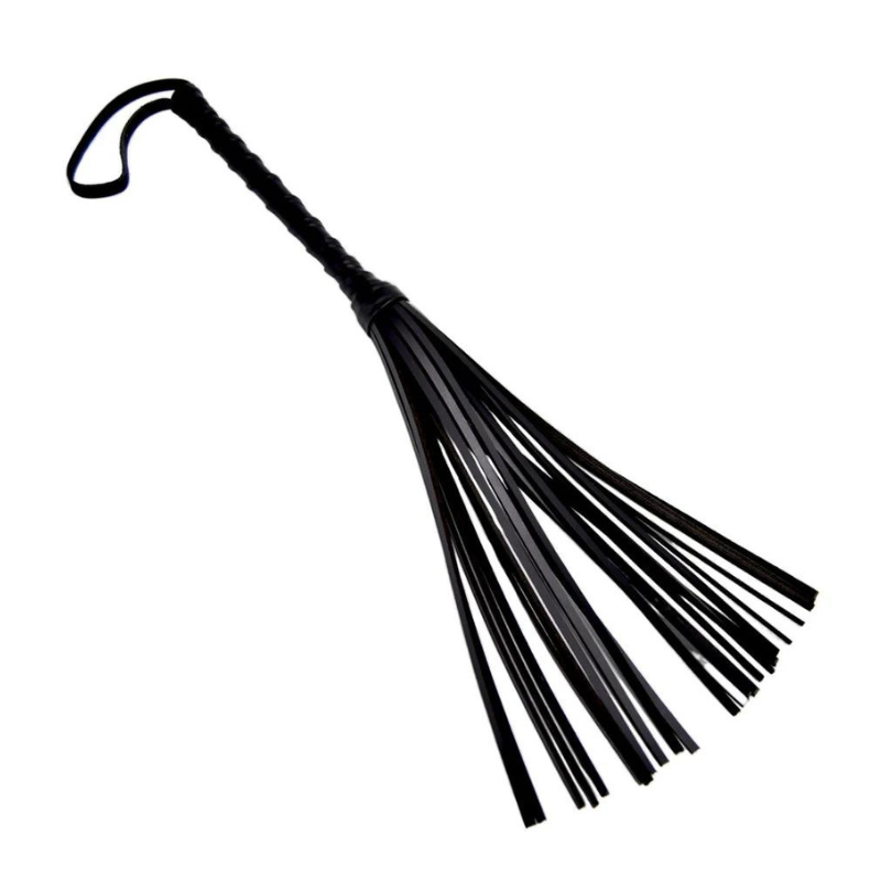 Látigo De Cuero Negro Bound