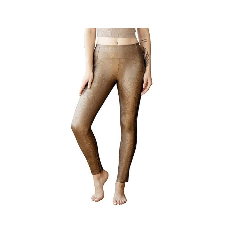 Leggings Estampado Serpiente Dorado