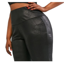 Leggings Estampado Serpiente Negro