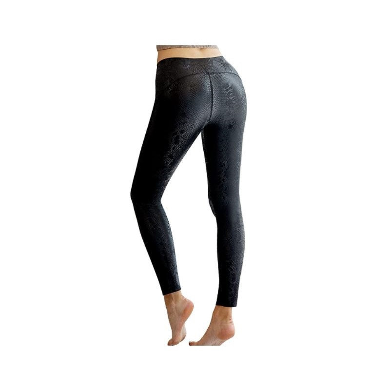 Leggings Estampado Serpiente Negro