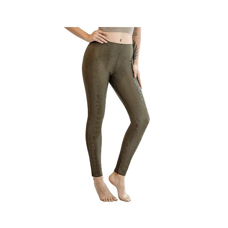 Leggings Estampado Serpiente Verde