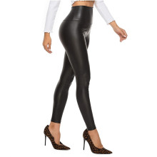Leggings Wetlook Cintura Ancha Negro