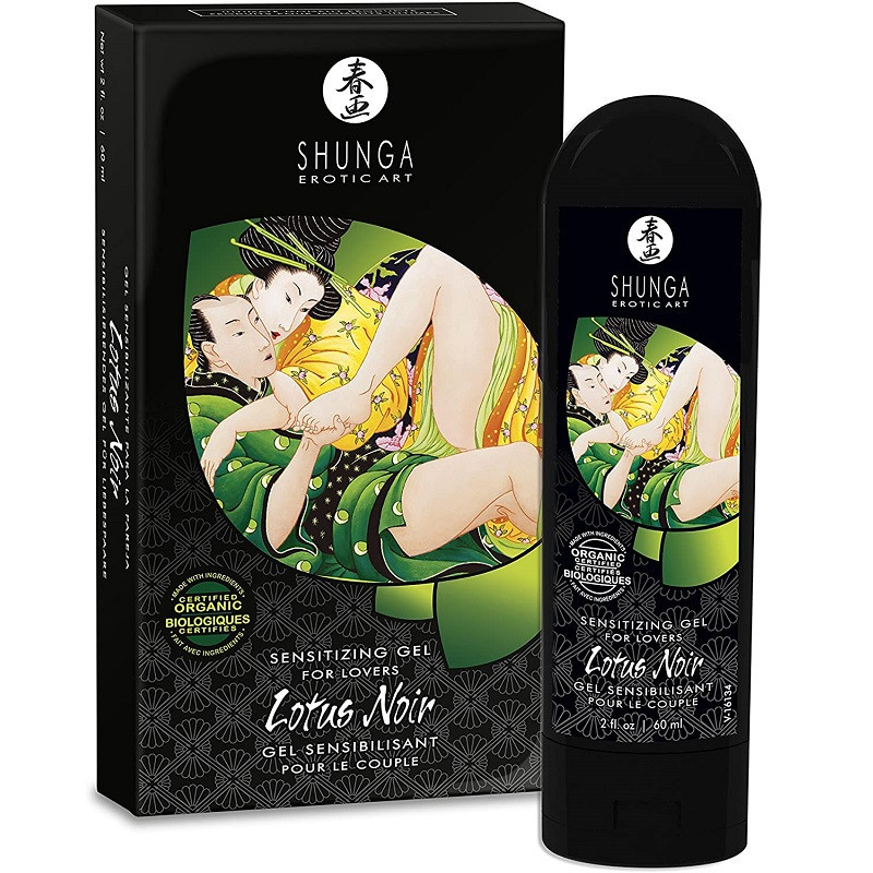 Gel Sensibilizante Orgánico Lotus Noir Shunga 60 ml