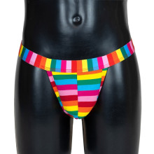 Lencería Tanga Masculino Rainbow