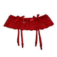 Liguero De Encaje Con Lazos