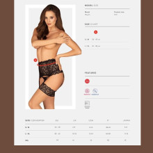 Liguero Obsessive Negro Joylace