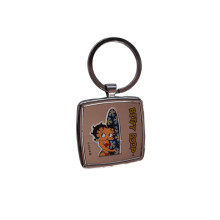 Llavero Betty Boop Metal Cuadrado