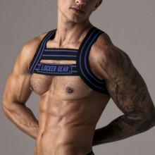 Locker Gear LK0740 Arnés Elástico Harness Grab Him Azul