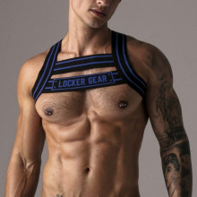 Locker Gear LK0740 Arnés Elástico Harness Grab Him Azul