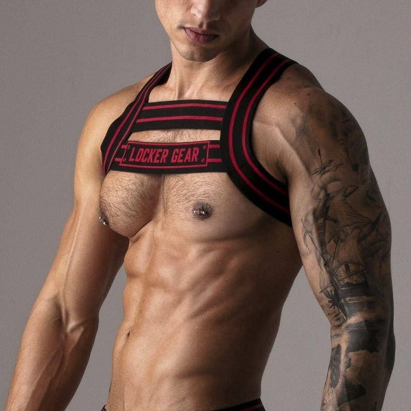 Locker Gear LK0740 Arnés Elástico Harness Grab Him Rojo