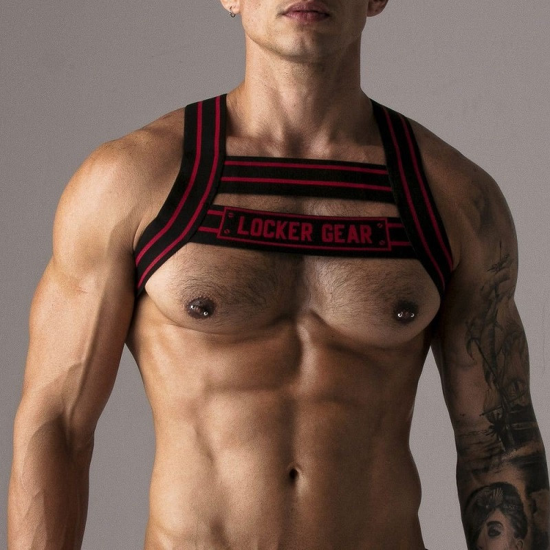 Locker Gear LK0740 Arnés Elástico Harness Grab Him Rojo