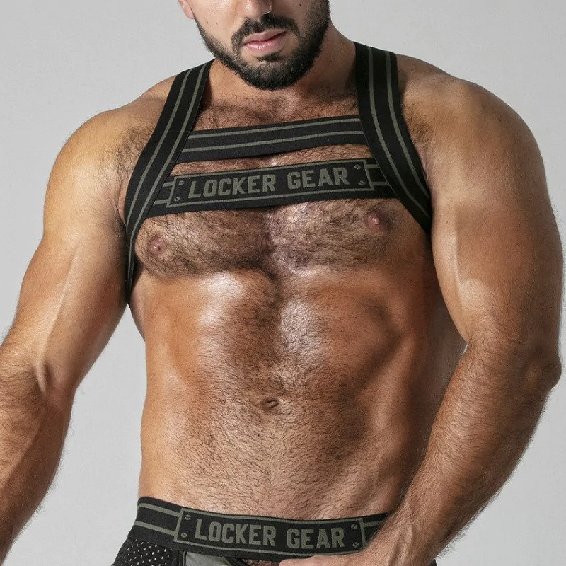 Locker Gear LK0740 Arnés Elástico Harness Grab Him Verde