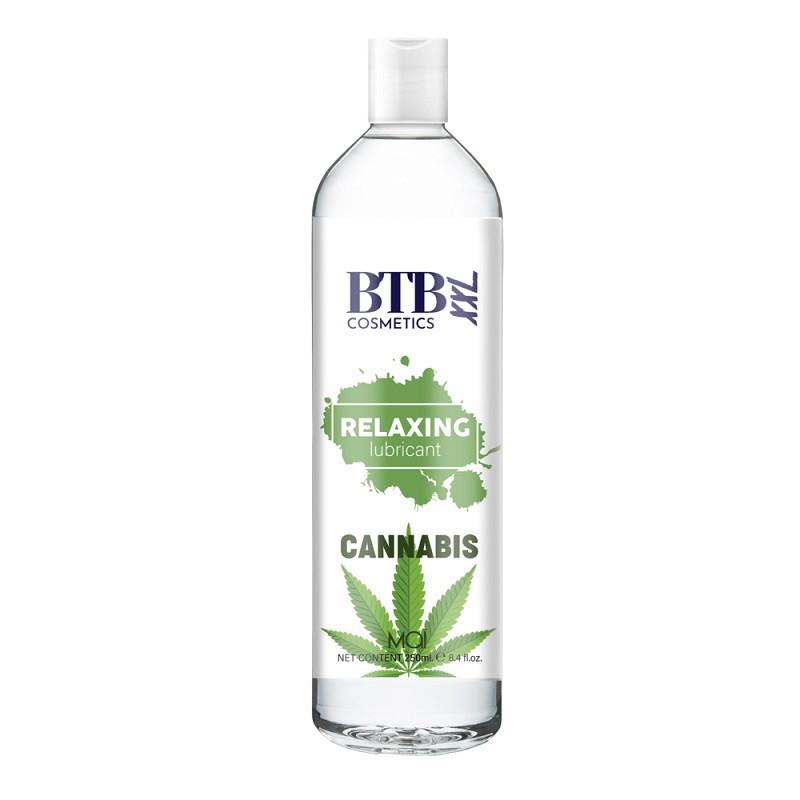 Lubricante a Base de Agua BTB Cannabis 250 ml