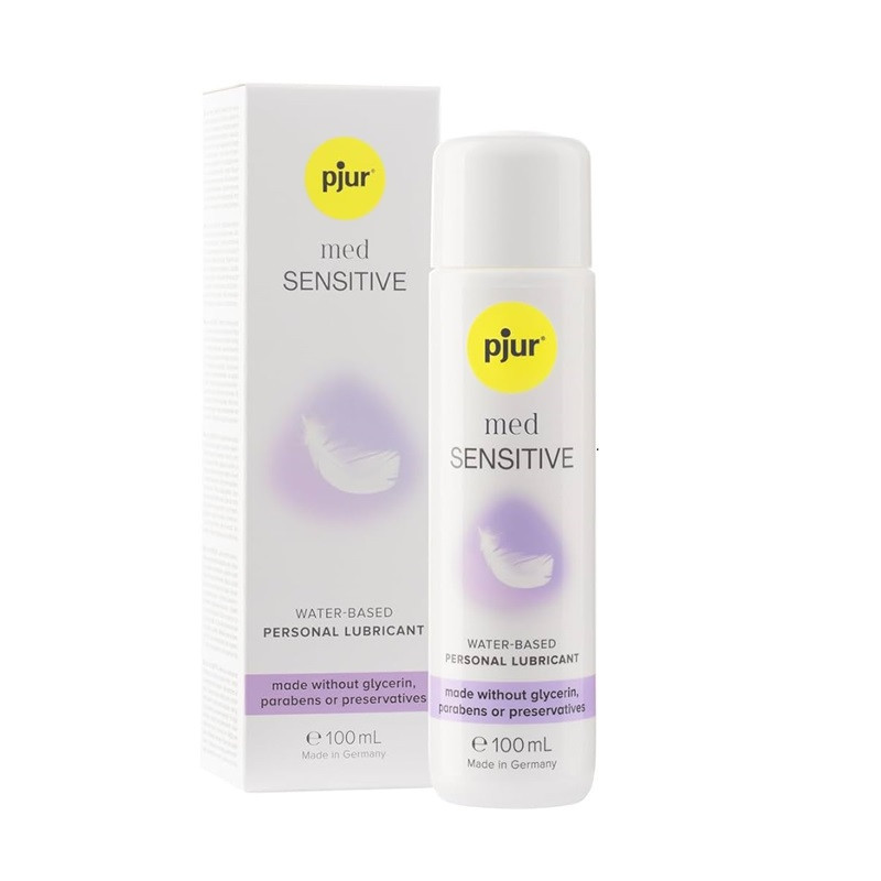 Lubricante a Base de Agua Pjur Med Sensitive Glide 100 ml.