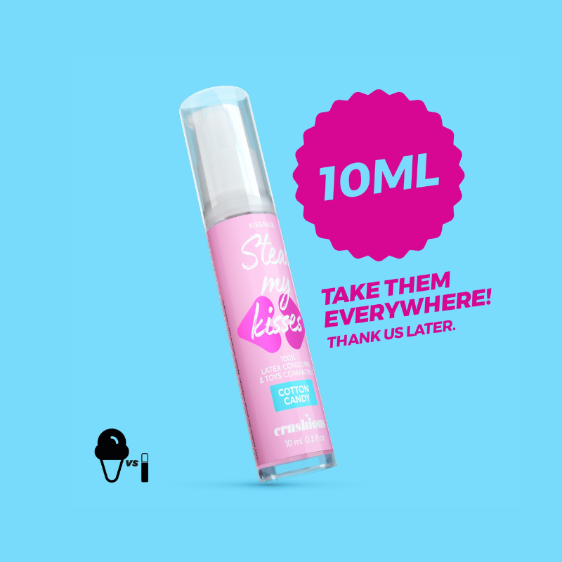 Lubricante a Base de Agua Sabor Algodón de Azúcar Crushious 10 ml