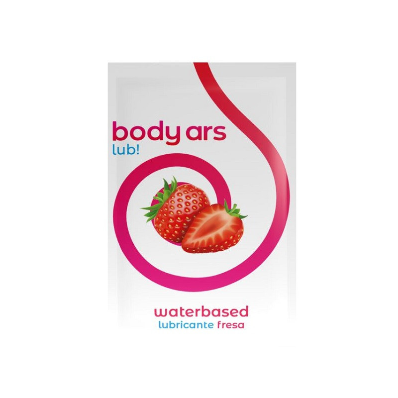 Lubricante a Base de Agua Body Ars Fresa Sobre de 4 ml