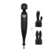 Masajeador Wand Pixey Turbo Negro + 2 Accesorios