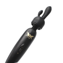 Masajeador Wand Pixey Turbo Negro + 2 Accesorios