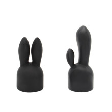 Masajeador Wand Pixey Turbo Negro + 2 Accesorios