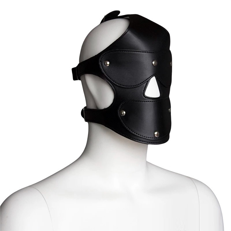 Máscara BDSM Antifaz Ciego Desmontable Con Mordaza 81026