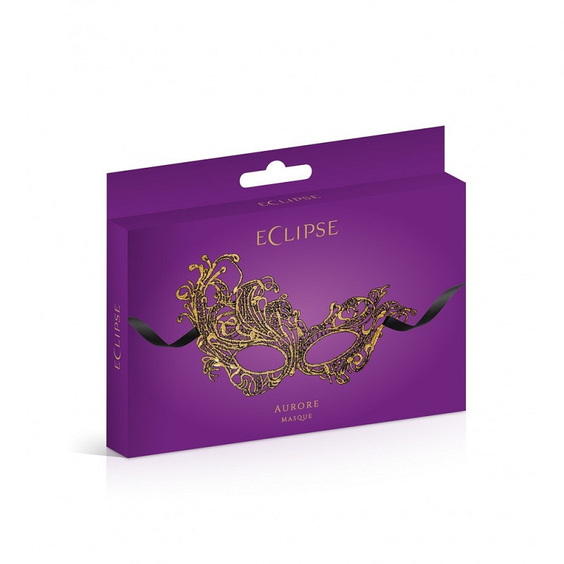 Máscara Eclipse Aurore Encaje Dorado