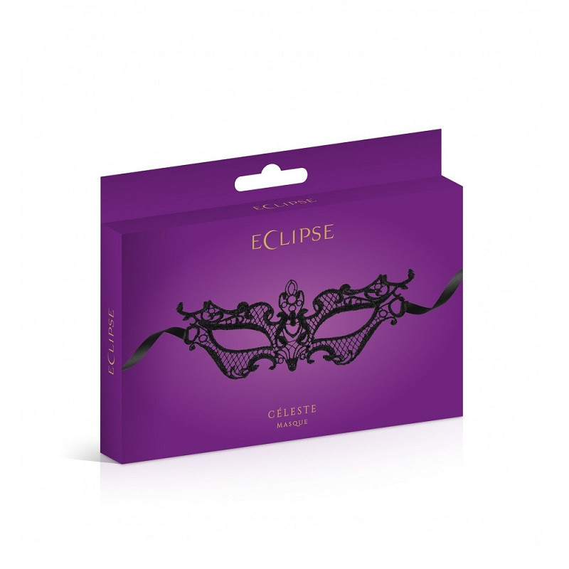 Máscara Eclipse Celeste Encaje Negro