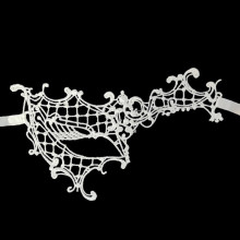 Máscara Eclipse Croissant De Lune Blanca