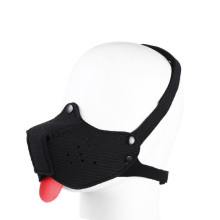 Máscara Perro Bozal Negro Neoprene Face Mask Puppy