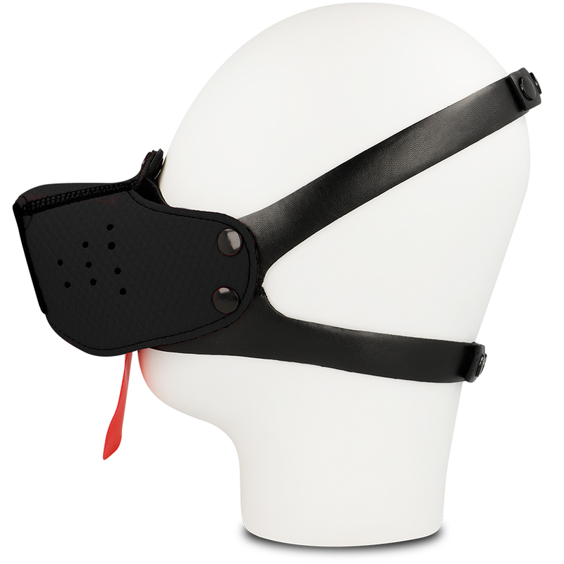 Máscara Perro Bozal Negro Neopreno Ohmama Fetish