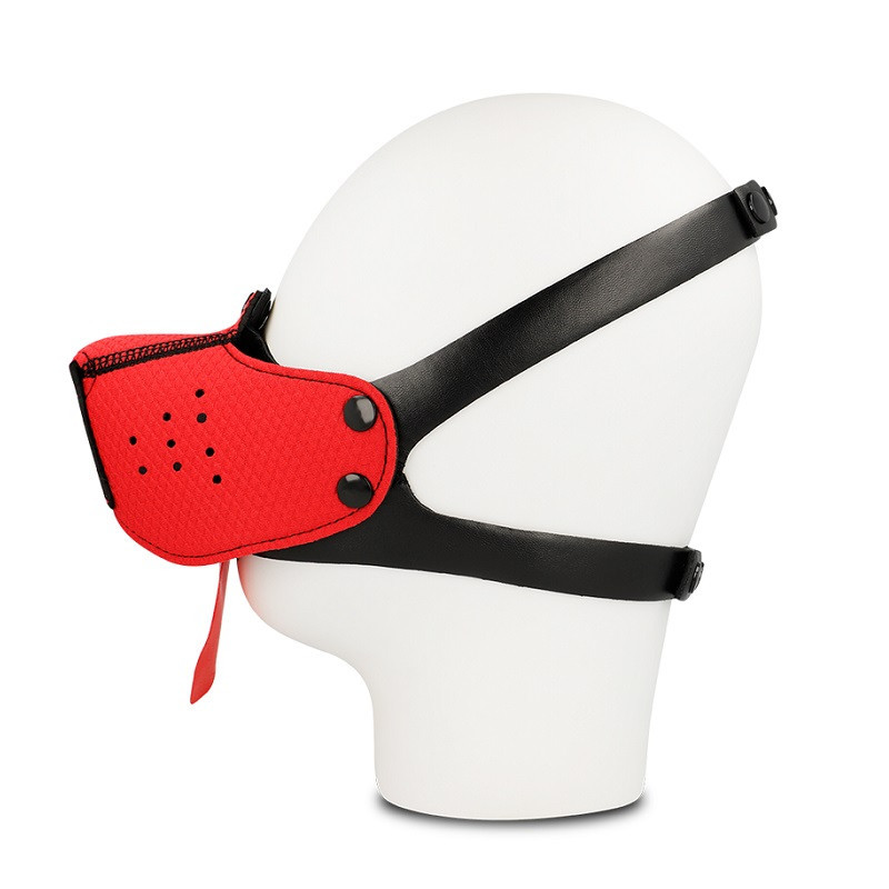 Máscara Perro Bozal Rojo OhMama Fetish