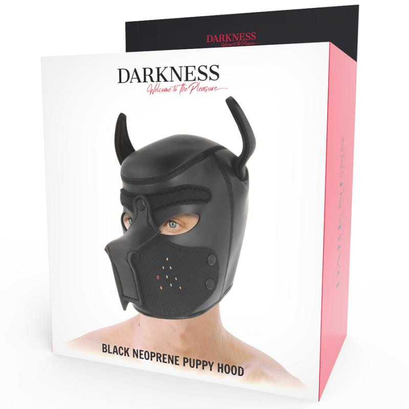 Máscara Perro Neopreno Hocico Extraible Darkness L