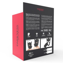 Máscara Perro Neopreno Hocico Extraible Darkness L