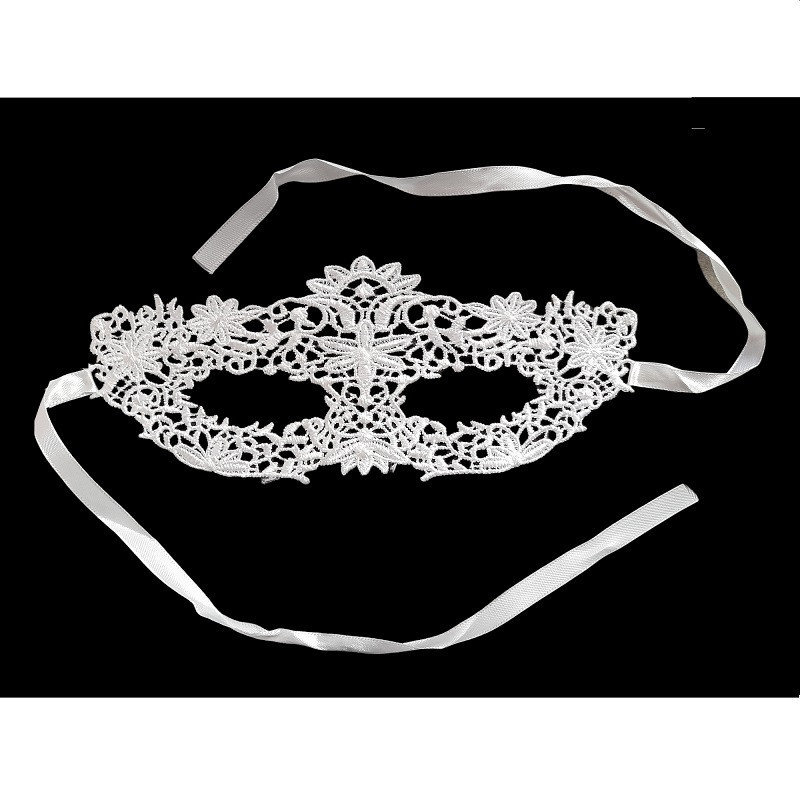 Máscara Encaje Discreet Blanca