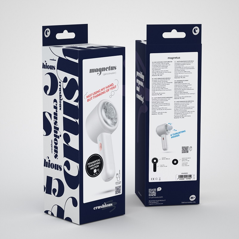 Masturbador Impulsor Recargable Crushious Magnetus