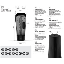 Masturbador Masculino Recargable Anus Stroker M3 Virgite